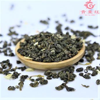 Bulk Compressed Flower Green Tea Cake Handmade Jasmine Flavored Tea